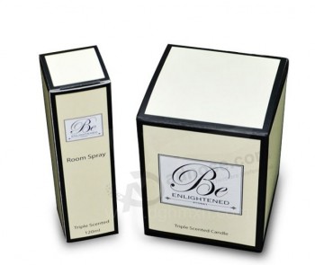 Professional customized Luxury Cardboard Paper Candle Boxes Wholesale (YY-C002)