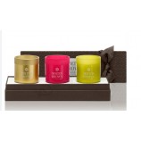 批发2017高品质豪华涂层纸蜡烛礼品盒带插件 (YY-C0003)