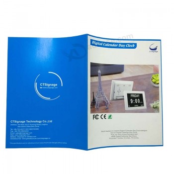 Professional customized New Design Good Quality Art Paper Catalogue Printing with UV