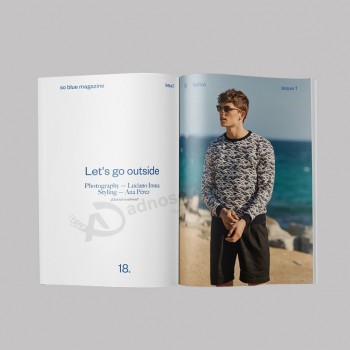 Wholesale Fashion Full Color Customized Design Magazine Printing
