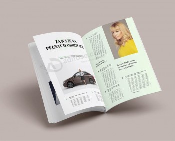 Professional customized Hot Sale Offset Printing Softcover Magazine Printing