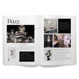 Wholesale Customized Perfect Binding Softcover Fashion Magazine Custom Magazine Printing