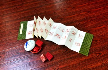批发定制高品质折叠宣传单指导手册印刷