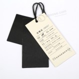 Wholesale Customized  Full Colors Garment Tag Hang Tags Clothing Tag Printing