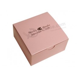 Wholesale custom Elegant Design Hot Selling Pink Colour Cake Box (YY-K0010)