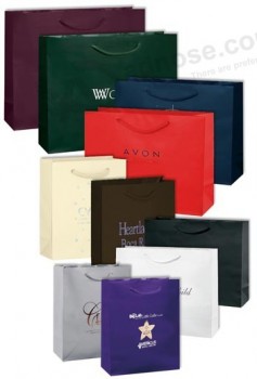 様々なカラフルなエコ-フレンドリーな紙の買い物袋 (YY--B0033)あなたのロゴと一緒に