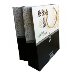 优雅设计时尚印花纸袋 (年年-湾0012)带有你的标志