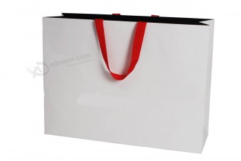 리본 핸들 전문 제조 종이 가방 (와이와이-비0098) 귀하의 로고와 함께