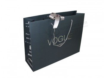 High Quality Black Paper Shopping Bag (YY-B0113) with your logo