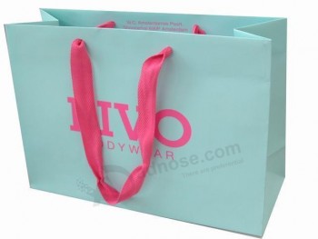 Wholesale custom Nice Quality Printed Paper Shopping Bag (YY-B0120) with your logo