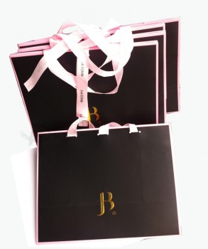 Wholesale custom your logo for Luxury High Quality Paper Bags (YY-B0201)