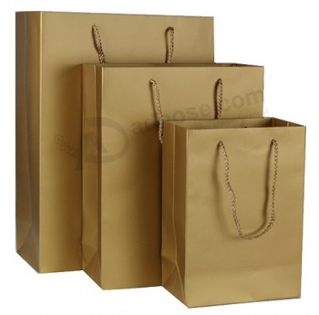Wholesale custom your logo for High Quality 200GSM Brown Kraft Paper Bag (YY-0205)