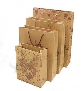 Wholesale custom your logo for High Quality One Colour Printing Craft Paper Bag (YY-B0169)