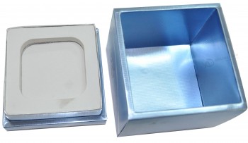 профессиональный пользовательский с вашим логотипом для синих цветных глянцевых подарочных коробок (уу--б0177)