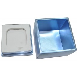 Professional custom with your logo for Blue Colour Glossy Paper Gift Boxes (YY--B0177)
