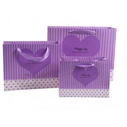 Purple Colour Top Sale Custom Paper Bag (YY-B0209) with your logo