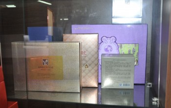 럭셔리 광택 황금 기음olu아르 자형 선물 종이 상자에 대 한 로고와 함께 전문 사용자 지정 (와이와이-비0268)