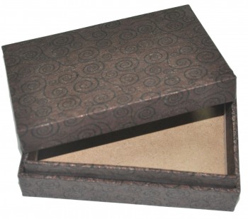 갈색 상단 & 뚜껑 종이 선물 상자에 대 한 귀하의 로고와 함께 전문적인 사용자 지정 (와이와이--비0278)