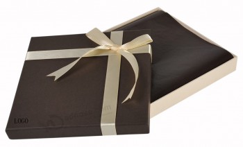 профессиональный пользовательский с вашим логотипом для высококачественной элегантной коричневой подарочной коробке (уу--б0281)