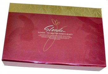 изготовленный на заказ логос для бумажной коробки подарка красного цвета (уу--б0297)