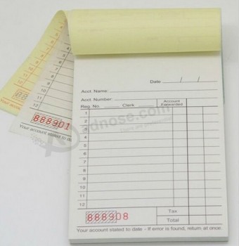 Hot Sale NCR Receipt Book Printing in China Factory (YY-CB0036) with your logo