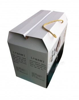 Professional customized High Quality Printing Handle Paper Gift Box (YY-H0001)