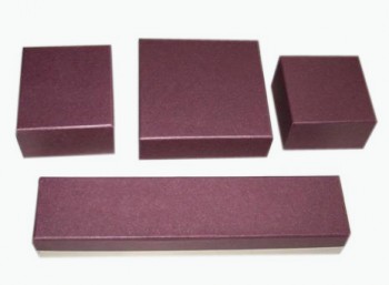 Wholesale custom High Quality Brown Colour Paper Jewelry Box (YY-J0050)