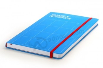 Custom your logo for 2017 New Design High Quality Light Blue Colour Notebook (YY-B0080)
