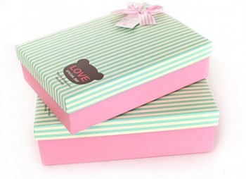 전문 맞춤형 고품질 매력적인 디자인 종이 선물 상자 (와이와이-비0150)