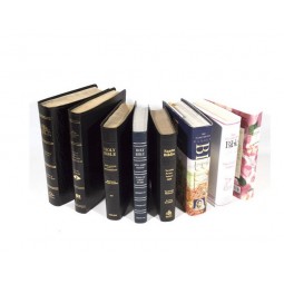 높은 품질의 둥근 척추 하드 커버 성서 책 인쇄를위한 로고가있는 사용자 정의 (와이와이-비i004)