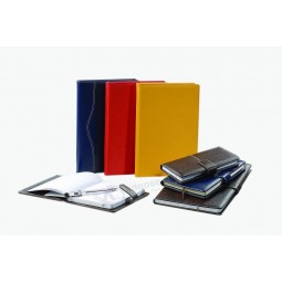 Professional customized your logo for Various Sizes Colourful PU Leather Notebook (YY-N0131)