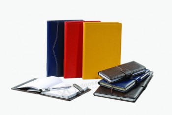 Professional customized your logo for Various Sizes Colourful PU Leather Notebook (YY-N0131)