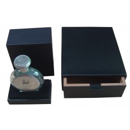 あなたのロゴが高い卸売りカスタム-エンドOEMデザインの高品質な革の香水ボックス (YY-ボー315)