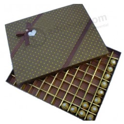 Custom with your logo for Mini Celebrations Fancy Decorative Empty Luxury Paper Chocolate Boxes Wholesale (YY--B0016)