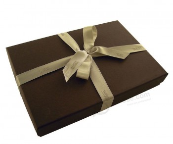 고품질 갈색 초콜렛 상자를위한 당신의 로고를 가진 관례 (와이와이-기음0081)