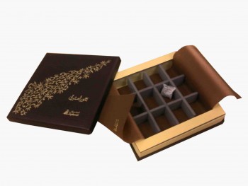 изготовленный на заказ с вашим логосом для коробки подарка шоколада подарка фантазии (уу-с0088)