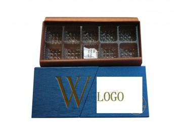 пользовательский с вашим логотипом для высококачественной привлекательной конструкции шоколадной бумажной коробки (уу-с0066)