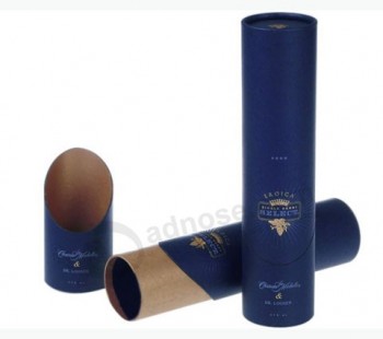 2017 Manufacturer Rounded Tube Single Bottle Wine Gift Box (YY-W0033)with your logo