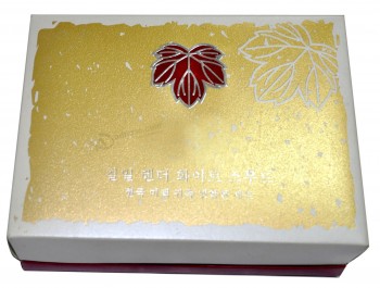 定制热销包装纸板纸茶盒 (年年-湾0199)带有你的标志