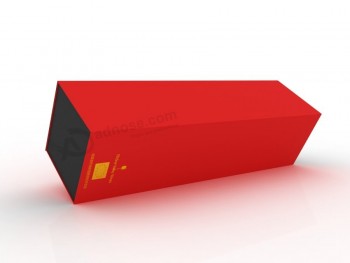 высокое качество элегантный дизайн красный & черный цвет бумага вино коробка (уу-ш0101)с вашим логотипом