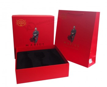 Luxury Custom High Quality Wine Box for Gift Set (YY-W0239)with your logo