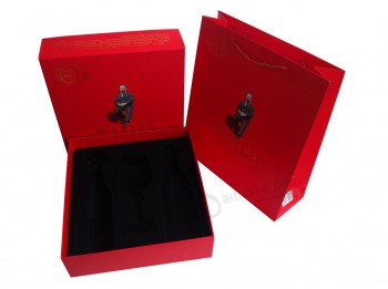 поставщик гuапгdoпг изготовленный на заказ винный бокс для подарочных наборов (уу-ш0233) с вашим логотипом