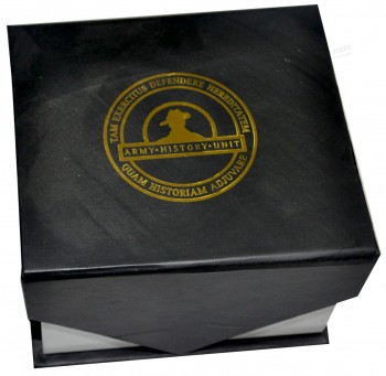 обычай дешевый высококачественный черный цвет мода упаковка коробка (уу-б0231)