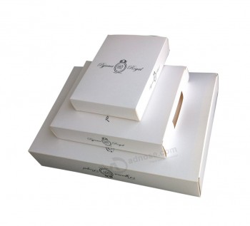 さまざまなサイズのパールホワイト色の包装ボックスのためのあなたのロゴと卸売カスタム (YY-P0313)