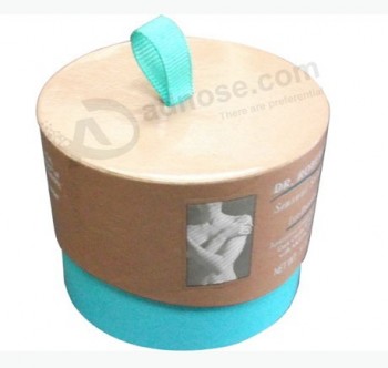 оптовые таможенные дешевые высокие-класс цилиндра упаковка бумага труба коробка (уу-куб006)