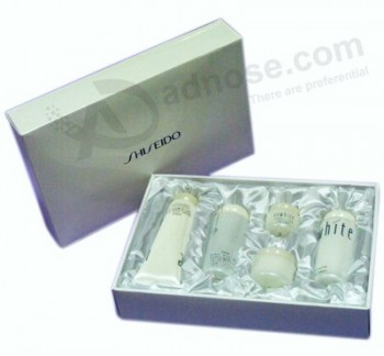 批发定制便宜优质优雅设计纸化妆品盒 (年年-C0153)