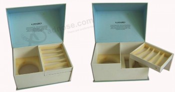 批发定制便宜高品质经典设计纸化妆品盒 (年年-C0156)