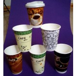 многоразовый рекламный логотип высокого качества, изготовленный по индивидуальному заказу, пластиковая чашка для кофе