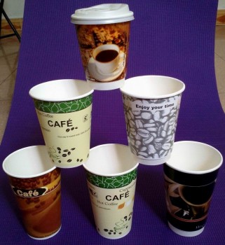 再利用可能な高品質の広告ロゴカスタム印刷プラスチックカップ、プラスチックコーヒーカップ