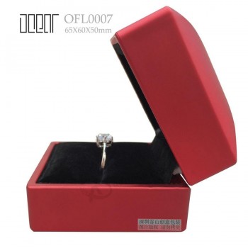 Custom Printing Decorative Low Price Jewellry Box with LED Lamp Bulb